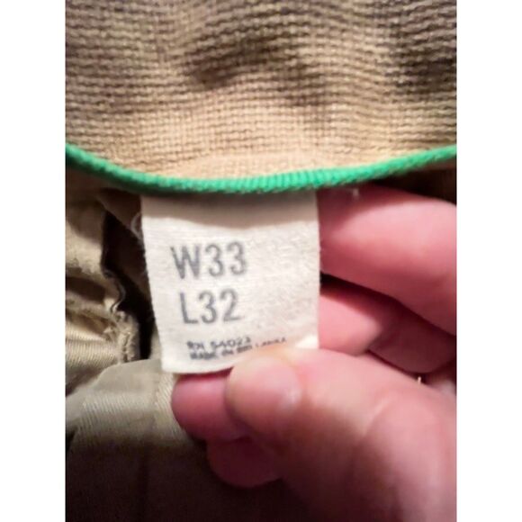 Gap “lived-in straight” tan khakis chinos 33 x 32 - Picture 5 of 5